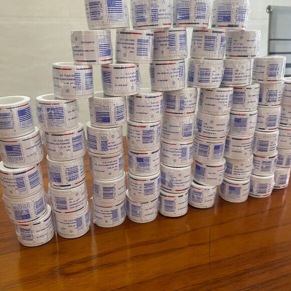 Forever Roll 6000 Forever U.S Flag 2023 👍🏼HUGE DISCOUNT - Picture 3 of 3
